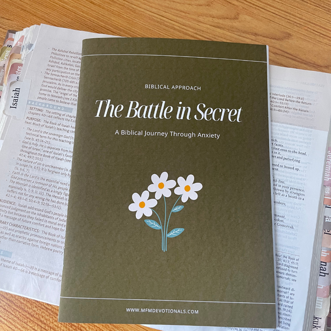 The Battle in Secret - A Biblical Journey through Anxiety
